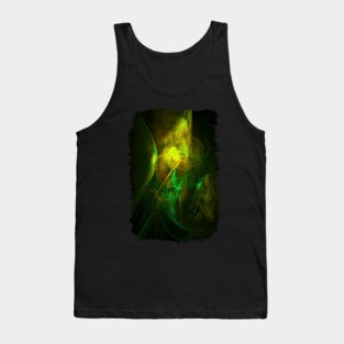 Alien Code Yellow Green Tank Top